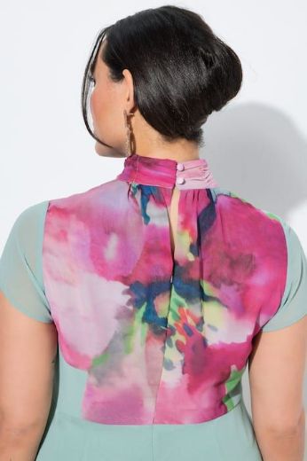 Moda za polnejše Haljina maxi bez rukava s kragnom plus velikost, xxl, Ulla Popken in Johann Popken (JP1880)