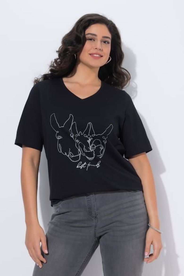 Moda za polnejše Majica bez rukava plus velikost, xxl, Ulla Popken in Johann Popken (JP1880)