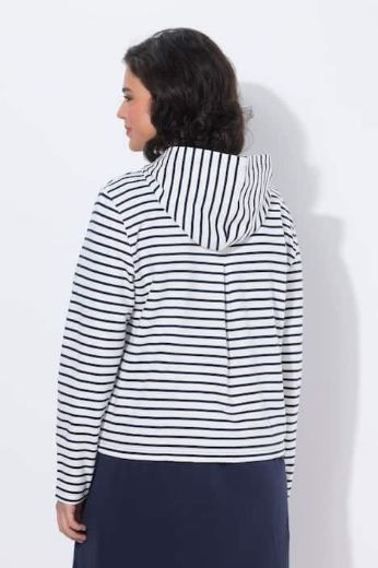 Moda za polnejše Majica dugih rukava s patentnim zatvaračem i kapuljačom plus velikost, xxl, Ulla Popken in Johann Popken (JP1880)