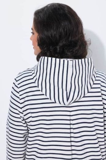 Moda za polnejše Majica dugih rukava s patentnim zatvaračem i kapuljačom plus velikost, xxl, Ulla Popken in Johann Popken (JP1880)