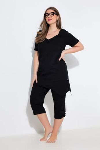 Moda za polnejše Pidžama kratkih rukava i dugih nogavica plus velikost, xxl, Ulla Popken in Johann Popken (JP1880)