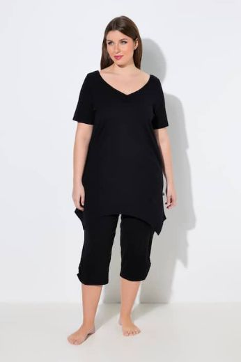 Moda za polnejše Pidžama kratkih rukava i dugih nogavica plus velikost, xxl, Ulla Popken in Johann Popken (JP1880)