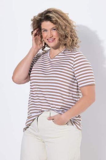 Moda za polnejše Majica kratkih rukava 2 komada plus velikost, xxl, Ulla Popken in Johann Popken (JP1880)