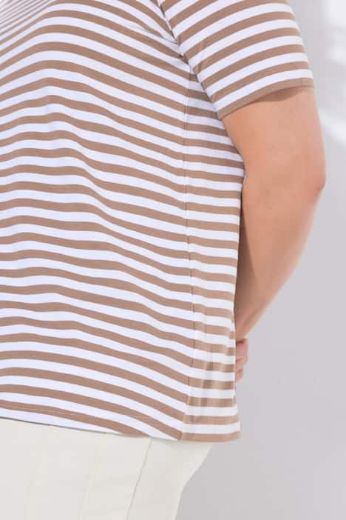 Moda za polnejše Majica kratkih rukava 2 komada plus velikost, xxl, Ulla Popken in Johann Popken (JP1880)