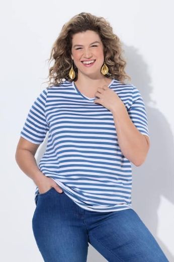 Moda za polnejše Majica kratkih rukava 2 komada plus velikost, xxl, Ulla Popken in Johann Popken (JP1880)