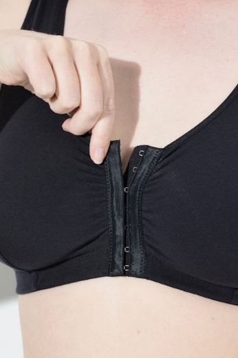 Moda za polnejše Korzet na kopčanje s prijeda pamučni plus velikost, xxl, Ulla Popken in Johann Popken (JP1880)