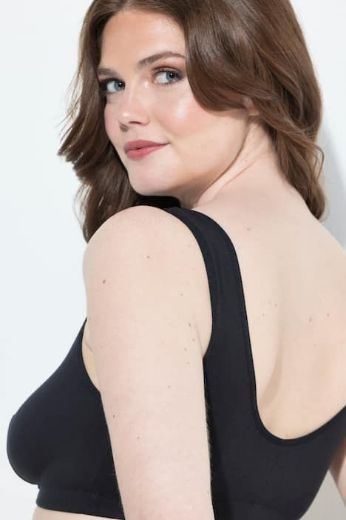 Moda za polnejše Korzet na kopčanje s prijeda pamučni plus velikost, xxl, Ulla Popken in Johann Popken (JP1880)