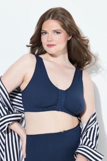 Moda za polnejše Korzet na kopčanje s prijeda pamučni plus velikost, xxl, Ulla Popken in Johann Popken (JP1880)