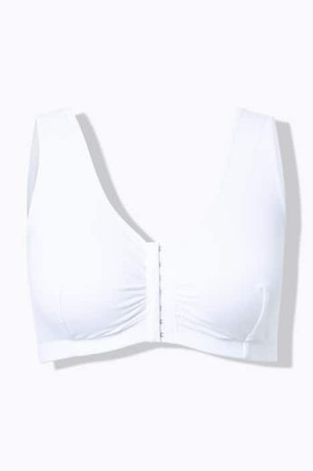 Moda za polnejše Korzet na kopčanje s prijeda pamučni plus velikost, xxl, Ulla Popken in Johann Popken (JP1880)