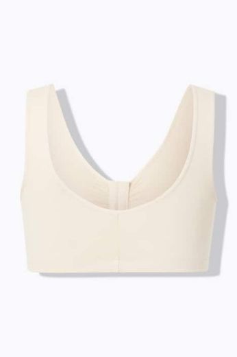 Moda za polnejše Korzet na kopčanje s prijeda pamučni plus velikost, xxl, Ulla Popken in Johann Popken (JP1880)