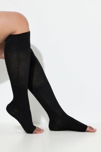 Moda za polnejše Štrample bez prstiju plus velikost, xxl, Ulla Popken in Johann Popken (JP1880)