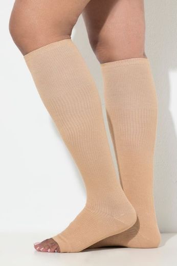 Moda za polnejše Štrample bez prstiju plus velikost, xxl, Ulla Popken in Johann Popken (JP1880)