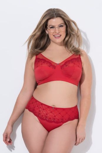 Moda za polnejše Gaće čipkaste plus velikost, xxl, Ulla Popken in Johann Popken (JP1880)