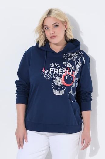 Moda za polnejše Majica dugih rukava s kapuljačom plus velikost, xxl, Ulla Popken in Johann Popken (JP1880)