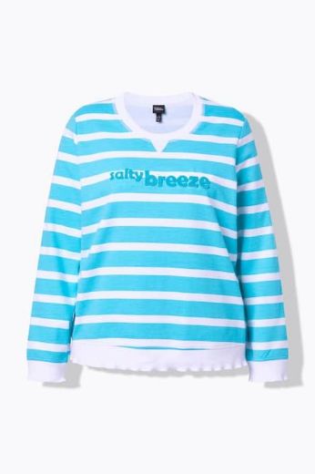 Moda za polnejše Majica dugih rukava plus velikost, xxl, Ulla Popken in Johann Popken (JP1880)