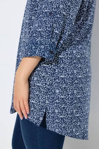 Moda za polnejše Tunika poludugih rukava s izrezom plus velikost, xxl, Ulla Popken in Johann Popken (JP1880)