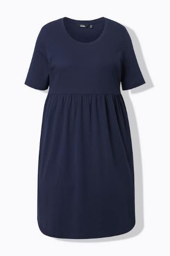 Moda za polnejše Haljina kratkih rukava okruglog izreza plus velikost, xxl, Ulla Popken in Johann Popken (JP1880)