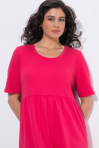 Moda za polnejše Haljina kratkih rukava okruglog izreza plus velikost, xxl, Ulla Popken in Johann Popken (JP1880)