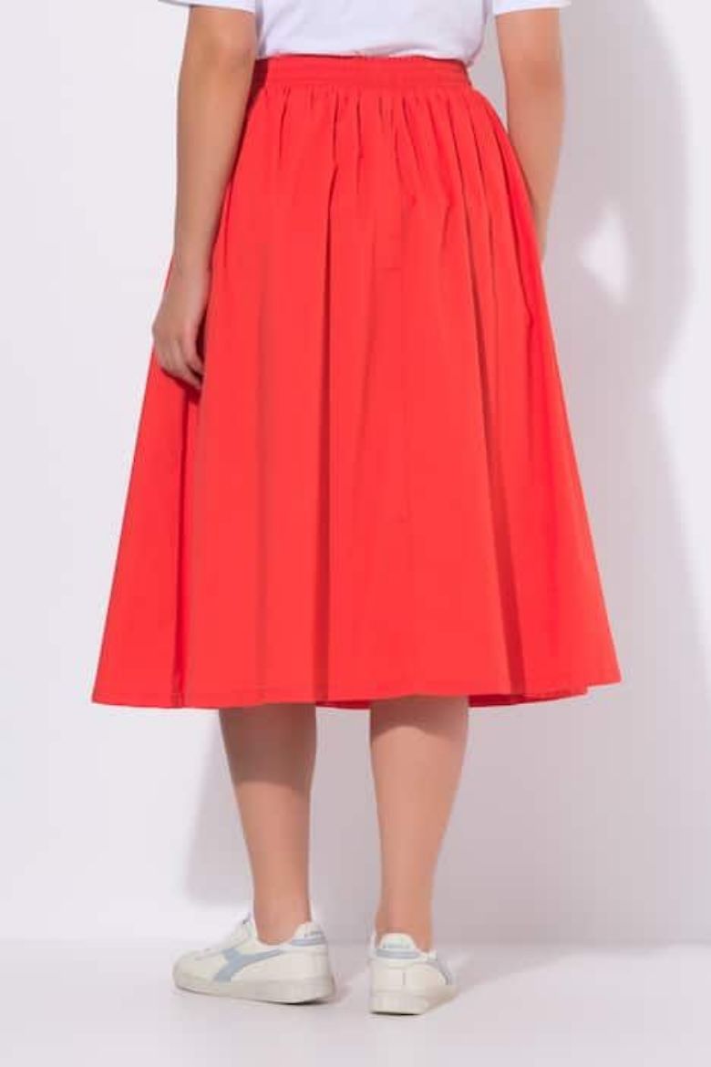 Moda za polnejše Suknja midi elastičnog struka plus velikost, xxl, Ulla Popken in Johann Popken (JP1880)