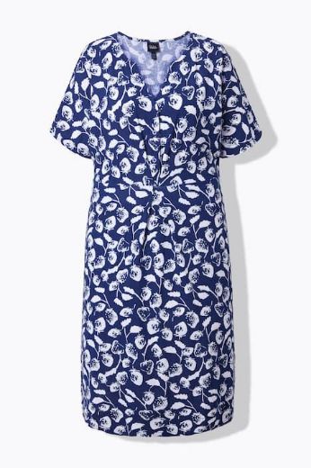 Moda za polnejše Haljina midi kratkih rukava plus velikost, xxl, Ulla Popken in Johann Popken (JP1880)