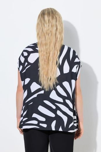 Moda za polnejše Tunika kratkih rukava šireg kroja plus velikost, xxl, Ulla Popken in Johann Popken (JP1880)