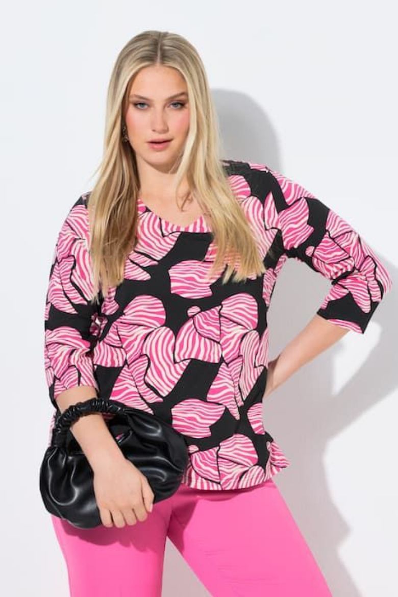 Moda za polnejše Majica 3/4 rukava plus velikost, xxl, Ulla Popken in Johann Popken (JP1880)