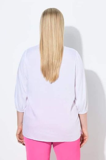 Moda za polnejše Bluza 3/4 rukavi s naborima plus velikost, xxl, Ulla Popken in Johann Popken (JP1880)