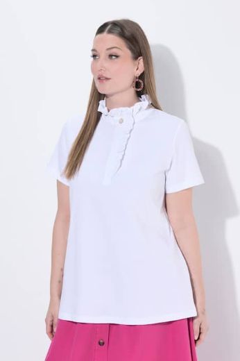 Moda za polnejše Majica kratkih rukava s ukrasom plus velikost, xxl, Ulla Popken in Johann Popken (JP1880)