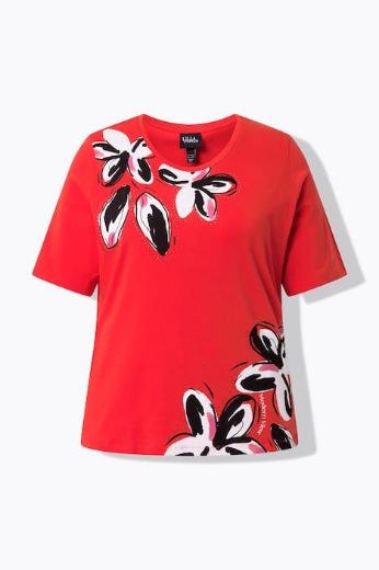 Moda za polnejše Majica kratkih rukava plus velikost, xxl, Ulla Popken in Johann Popken (JP1880)