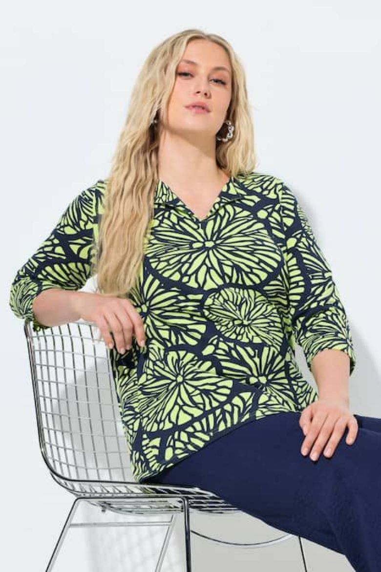 Moda za polnejše Majica kratkih rukava plus velikost, xxl, Ulla Popken in Johann Popken (JP1880)