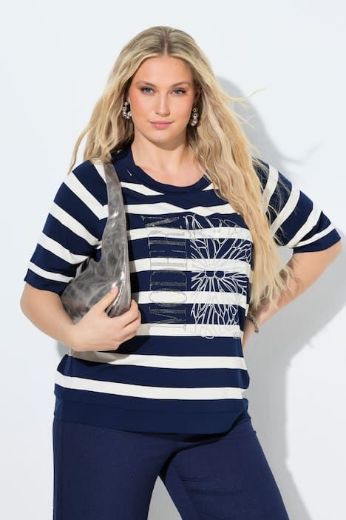 Moda za polnejše Majica kratkih rukava plus velikost, xxl, Ulla Popken in Johann Popken (JP1880)