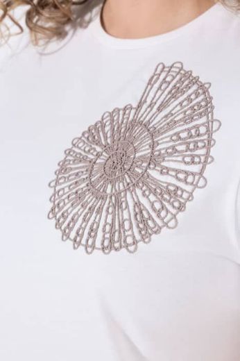 Moda za polnejše Majica kratkih rukava plus velikost, xxl, Ulla Popken in Johann Popken (JP1880)