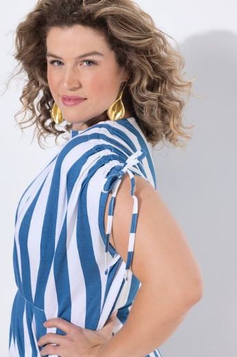 Moda za polnejše Tunika bez rukava prugasta plus velikost, xxl, Ulla Popken in Johann Popken (JP1880)