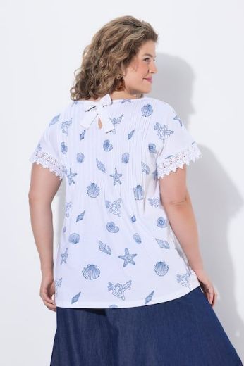 Moda za polnejše Majica kratkih rukava pamučna plus velikost, xxl, Ulla Popken in Johann Popken (JP1880)