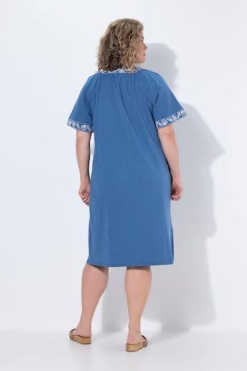 Moda za polnejše Haljina midi kratkih rukava plus velikost, xxl, Ulla Popken in Johann Popken (JP1880)