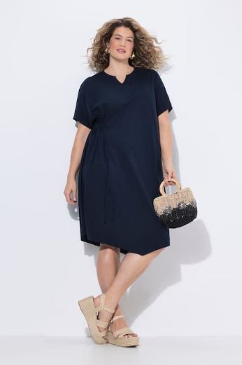 Moda za polnejše Haljina midi kratkih rukava pamučna plus velikost, xxl, Ulla Popken in Johann Popken (JP1880)