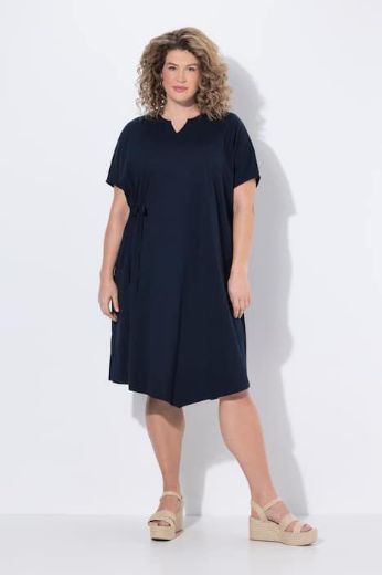 Moda za polnejše Haljina midi kratkih rukava pamučna plus velikost, xxl, Ulla Popken in Johann Popken (JP1880)