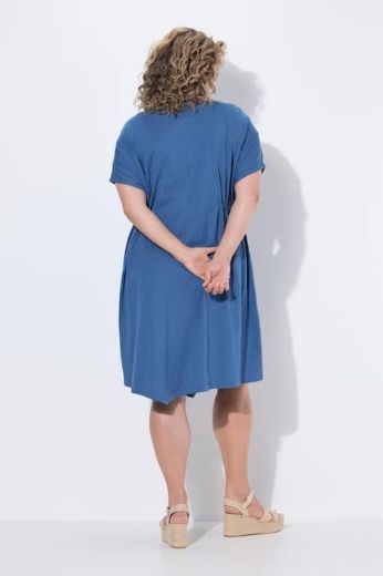 Moda za polnejše Haljina midi kratkih rukava pamučna plus velikost, xxl, Ulla Popken in Johann Popken (JP1880)