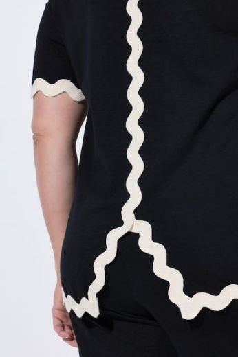 Moda za polnejše Majica kratkih rukava pamučna plus velikost, xxl, Ulla Popken in Johann Popken (JP1880)