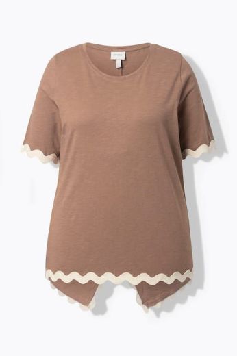 Moda za polnejše Majica kratkih rukava pamučna plus velikost, xxl, Ulla Popken in Johann Popken (JP1880)