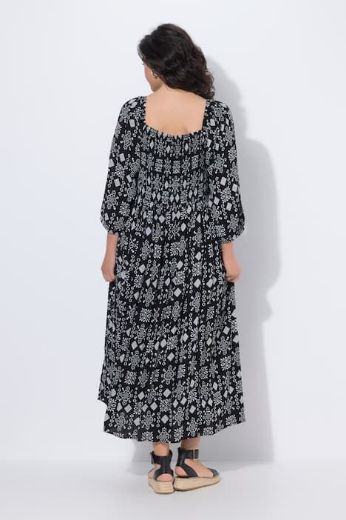 Moda za polnejše Haljina midi 3/4 rukavi plus velikost, xxl, Ulla Popken in Johann Popken (JP1880)