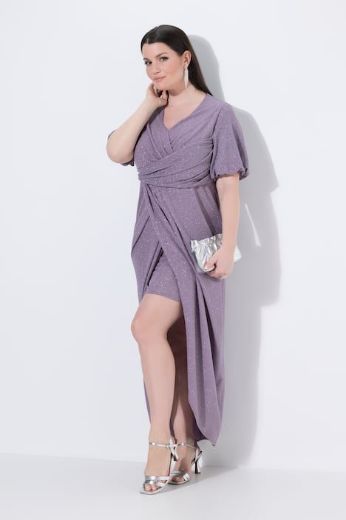 Moda za polnejše Haljina maxi kratkih rukava omotanog izgleda plus velikost, xxl, Ulla Popken in Johann Popken (JP1880)