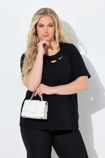 Moda za polnejše Majica kratkih rukava okrulog izreza plus velikost, xxl, Ulla Popken in Johann Popken (JP1880)