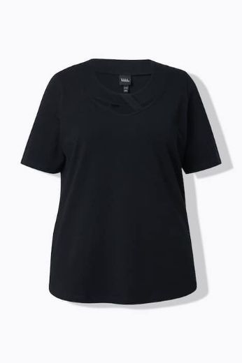 Moda za polnejše Majica kratkih rukava okrulog izreza plus velikost, xxl, Ulla Popken in Johann Popken (JP1880)