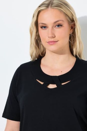 Moda za polnejše Majica kratkih rukava okrulog izreza plus velikost, xxl, Ulla Popken in Johann Popken (JP1880)