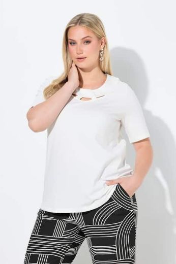 Moda za polnejše Majica kratkih rukava okrulog izreza plus velikost, xxl, Ulla Popken in Johann Popken (JP1880)