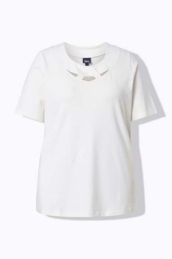 Moda za polnejše Majica kratkih rukava okrulog izreza plus velikost, xxl, Ulla Popken in Johann Popken (JP1880)