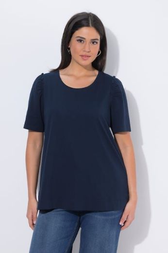 Moda za polnejše Majica kratkih rukava A kroja okruglog izreza plus velikost, xxl, Ulla Popken in Johann Popken (JP1880)