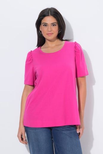 Moda za polnejše Majica kratkih rukava A kroja okruglog izreza plus velikost, xxl, Ulla Popken in Johann Popken (JP1880)