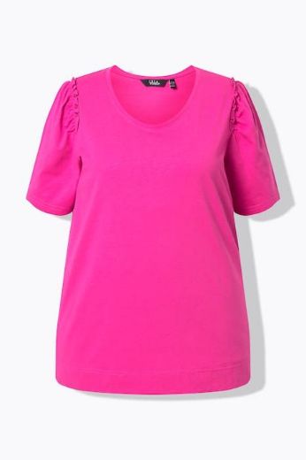 Moda za polnejše Majica kratkih rukava A kroja okruglog izreza plus velikost, xxl, Ulla Popken in Johann Popken (JP1880)